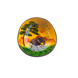 Cuencos de coco lacados hechos a mano de alta calidad superventas Técnica pulida ecológica - Product Image 4