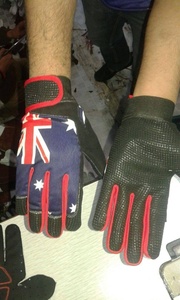 垒球成年队长弹性袖口棒球击球手套定制设计高品质皮手套 - Product Image 2