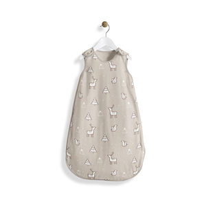 100 logotipo y etiqueta de diseño personalizado tiene fabricantes certificados India single jersey algodón 160gsm saco de dormir para bebé - Product Image 1