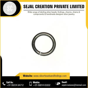 Sejal Creation High Quality <b>Split</b> Sterling Silver Jump <b>Ring</b> Connectors Economic Jewelry Making Components Wholesale Price - Product Image 3