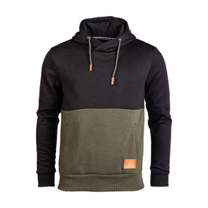 Pull à capuche en polaire à double panneau pour hommes Streetwear de haute qualité Logo personnalisable confortable Couleur unie imprimée XS - Product Image 1