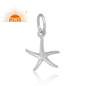 Colgante de Plata de Ley 925 Hecho a Mano con Forma de Estrella, Joyería Sencilla para Boda, Unisex, Diseño Clásico para Mujer - Product Image 3