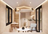 ADAY Maisons conteneurs sur roues en acier