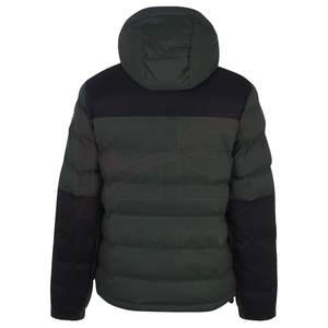Chaqueta de Invierno para Hombre, Nueva Moda, Alta Calidad, Elegante, Acolchada, Casual, Cortavientos, con Capucha, Cierre de Cremallera, Algodón, Poliéster, Tallas Grandes - Product Image 2