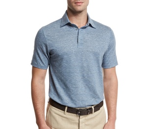 เสื้อยืดแขนสั้นผู้ชายทรงสลิมฟิตไซส์พิเศษ, เสื้อผ้าลำลองเสื้อโปโลแขนสั้นผ้าคอตตอนโพลีเอสเตอร์ออกแบบได้ตามต้องการสำหรับฤดูร้อน - Product Image 2