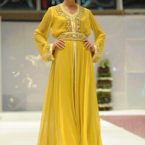 Vestido de ELEGANT---CAFTAN con hermoso embellecedor de cuentas de cristal, para fiesta y boda, 2021 - Product Image 1