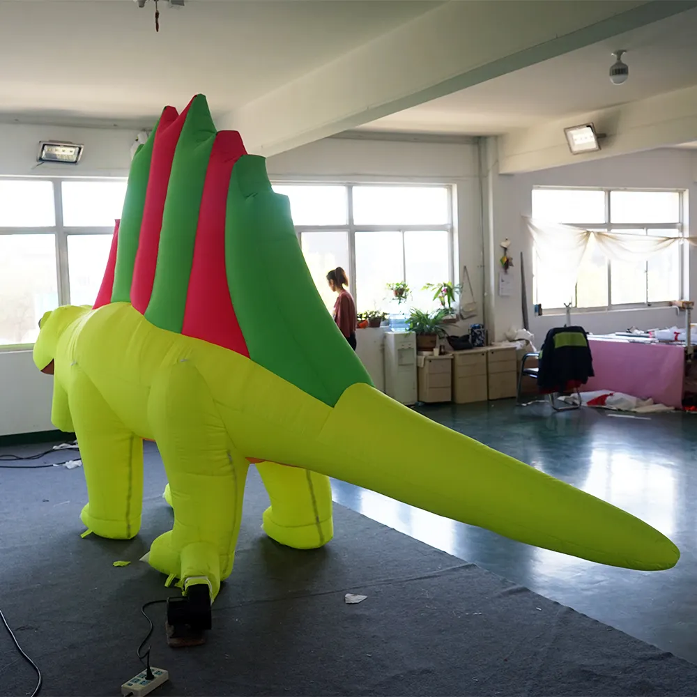 Echte opblaasbare dinosaurus groene opblaasbare draak stripfiguur monster voor koop, opblaasbare giant dragon voor pub decor