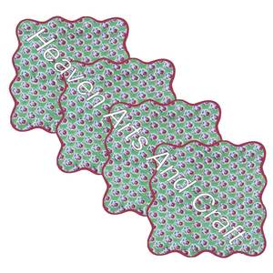 Juego de servilletas Vieiras de mesa de algodón indio con estampado de bloque de mano Floral 100% algodón hecho servilleta de mesa dobladillo puntada Impresión de bloque de mano indio - Product Image 1