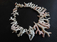 Coral blanc, pierre naturelle brute, branche en forme de bâton, brute, non polie, longueur 12 pouces, fabrication de bijoux, trou de 0,50 mm, PME, tierce partie