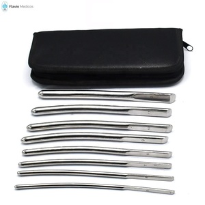 Juego de dilatadores uterinos, instrumentos quirúrgicos de acero inoxidable, 8 unidades - Product Image 2