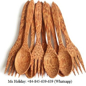 Cuillère Fourchette Noix De Coco Cuillère Haute Qualité Noix De Coco meilleur prix du Vietnam - Product Image 3