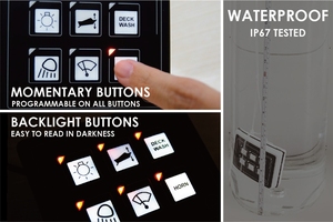 <span class=keywords><strong>10</strong></span> गिरोह नाव स्विच पैनल एपीपी के साथ समुद्री नियंत्रण - Product Image 6