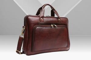 Cặp Tài Liệu Da Thật Sang Trọng Điên Cuồng Cặp Tài Liệu Da Thật Cho Nam Túi Đựng Máy Tính Xách Tay Công Sở Túi Đựng Máy Tính Xách Tay - Product Image 3