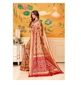 Vente en gros de saris en soie d'art ApparelGarment - Product Image 1