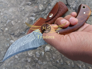 Xyj couteaux de Chef de cuisine serbe, forgé à la main en acier à haute teneur en carbone, ensembles de couteaux de boucherie larges de 7 pouces - Product Image 3