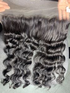 Extensiones de Cabello de Donante Único, Onduladas, con Cierre de Encaje Transparente y Frontal - Product Image 5