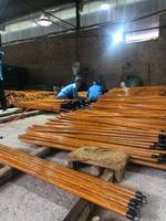 Usine solide et de haute qualité bâton de balai 100% naturel bâton de balai en bois bâton de balai ordinaire 99GD