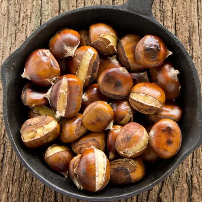 100% natural green crop raw chestnuts with shell for sale