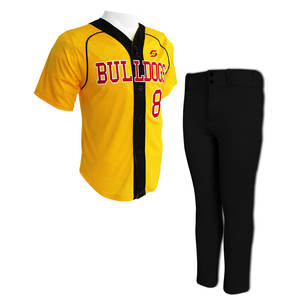 Uniforme de béisbol personalizado más vendido, uniforme de béisbol de equipo deportivo personalizado a precio barato, nuevo uniforme de béisbol de alta calidad - Product Image 2