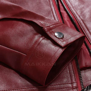 Veste en cuir PU et laine sur mesure de haute qualité, service OEM, meilleur prix, vêtements d'hiver - Product Image 5