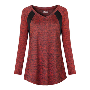 Vêtements de conception professionnelle séchage rapide Fitness Sports séchage rapide course entraînement Sport femmes course t-shirts - Product Image 1