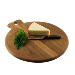 Planche à découper en bois massif, vaisselle écologique bois de cuisine, couleur bois foncé pour bois naturel et poli - Product Image 6