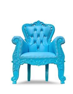 Silla Infantil Acolchada y Resistente con Diseño de Bola - Mueble de Sala de Estar con Diseño Antiguo de Mediados de Siglo - Product Image 1