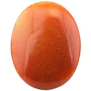 Venta caliente Piedra preciosa Natural Aventurina roja Bolsillo Palma Piedra Equilibrio de energía y cristal curativo de Chakra - Product Image 6