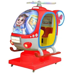 Venta caliente niños funcionada con moneda helicóptero de atracciones para la venta