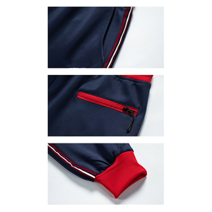 Conjuntos Deportivos de Invierno con Capucha y Tallas Grandes al por Mayor, con Logotipo y Franja Personalizados - Product Image 4
