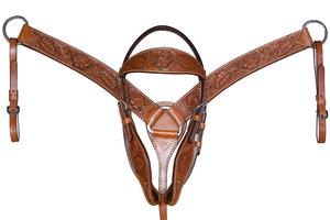 Ensemble de selle anglaise en cuir véritable de qualité supérieure durable de 14 à 18 pouces, différentes couleurs pour baril de course Western Horse Tack - Product Image 6