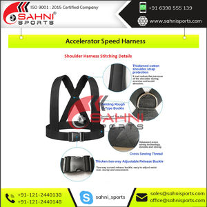 Harnais d'entraînement de résistance d'équilibre d'agilité de vitesse des joueurs de football Harnais d'accélérateur rembourré en nylon solide - Product Image 3