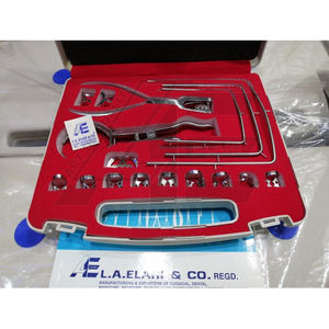 Juego de 18 piezas de kit de dique dental de caucho, pinzas Brinker, retractores de tejido, marcos de acero inoxidable - Fabricado en Pakistán por LA ELAHI - Product Image 1