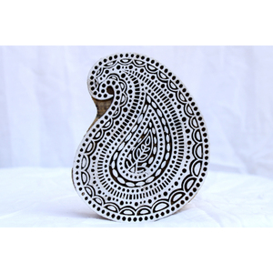 Mô Hình Paisley Trang Trí Tay Chạm Khắc Khối Gỗ Mô Hình Cây Gỗ Stamp Dệt In Ấn Khối Vải In Ấn Khối - Product Image 1