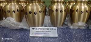 Urna Funeraria de Latón para Mascotas - Modelo Estilo Americano BWI-786-354 Fabricada en India por Brassworld India - Product Image 5