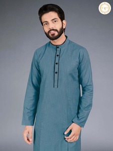 Pijama sencillo de manga larga para hombre, ropa masculina de Malasia, ajustada, con diseño elegante, para compradores - Product Image 5