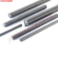 High Quality Stainless Steel Threaded Rods ISO Standard Galvanized M3 M4 M6 Plain Finish Building MANGLA DIN 975