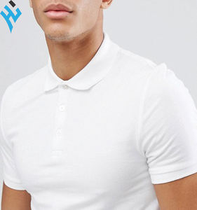 เสื้อยืดโปโลผ้าฝ้าย100% สำหรับผู้ชาย,เสื้อโปโลออกแบบลายปักตามสั่ง - Product Image 3