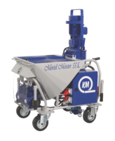 Machine à plâtrer électrique à mélange sec Mortel Meister MM55L à haute efficacité