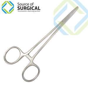 Porte-aiguille Nievert, porte-aiguille à anneau déporté, porte-aiguille à anneau angulaire, porte-aiguille pour chirurgie plastique - Product Image 2
