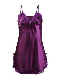 Camisones Elegantes y Sensuales para Mujer, 100% Seda Satén, Transpirables, de Secado Rápido, con Cuello en V, Sin Mangas, con Cierre de Cremallera, Ropa de Dormir para Primavera y Verano - Product Image 4