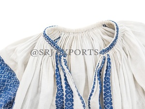 Blusa Romena de Moda para Mujer 2026, Ropa Casual Hecha a Mano, 100% Algodón, Secado Rápido, Bordado, Tops de Verano - Product Image 2