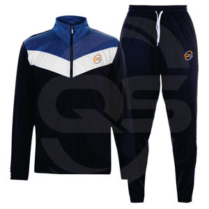 Automne hiver Colorblock cordon fermeture veste séchage rapide léger écologique hommes 100% Polyester haute qualité piste - Product Image 3