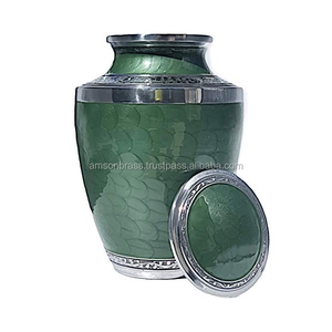 Urna de cremación funeraria para adultos, urna de cremación de Metal y aluminio púrpura, recuerdo de cremación, urnas de cenizas humanos - Product Image 3