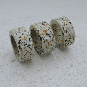 Marché en ligne international de haute qualité à la mode nouveau Design vente chaude rond de serviette 3 pièces ensemble pour vaisselle de table 2024 Look de luxe - Product Image 2