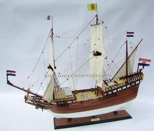 Modèle de bateau historique en bois DUYFKEN, artisanat, accessoires de jouets gonflables - Product Image 3