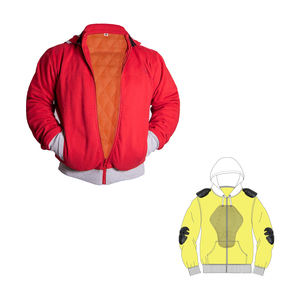 <b>New</b> Arrival Unisex Sportswear CE Approved Protective Windproof Hoodies with Brass Zipper and Rib <b>Prime</b> Protection - Product Image 2