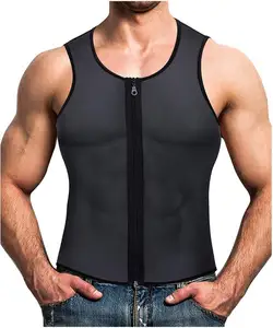 2023新设计男士瘦身塑身器氯丁橡胶压缩衬衫修身汗衫造型穿男士塑身器