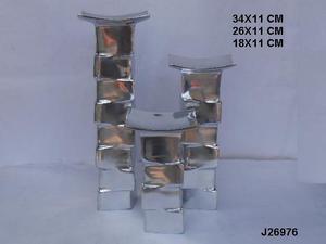 Hot Selling Square Blocks Cast Aluminium <b>Candle</b> <b>Holder</b> With <b>Mirror</b> Polish Metal Home Decor Tabletop Metal <b>Candle</b> <b>Holder</b> Home - Product Image 5