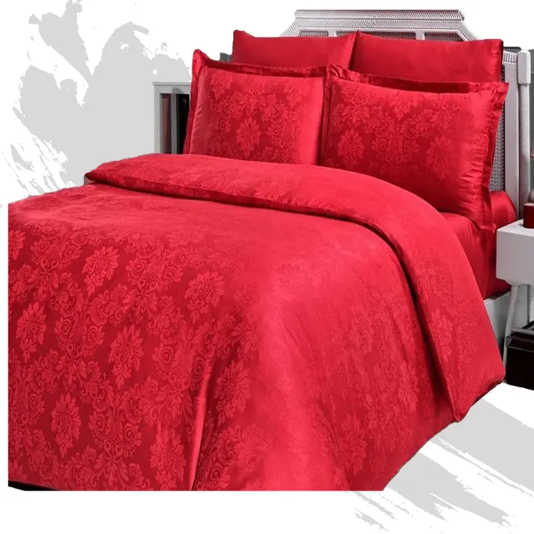 2021 son şık otel çarşaf saf pamuk tasarımcı otel çarşaf yastık kılıfı ile satılık toplu tedarik